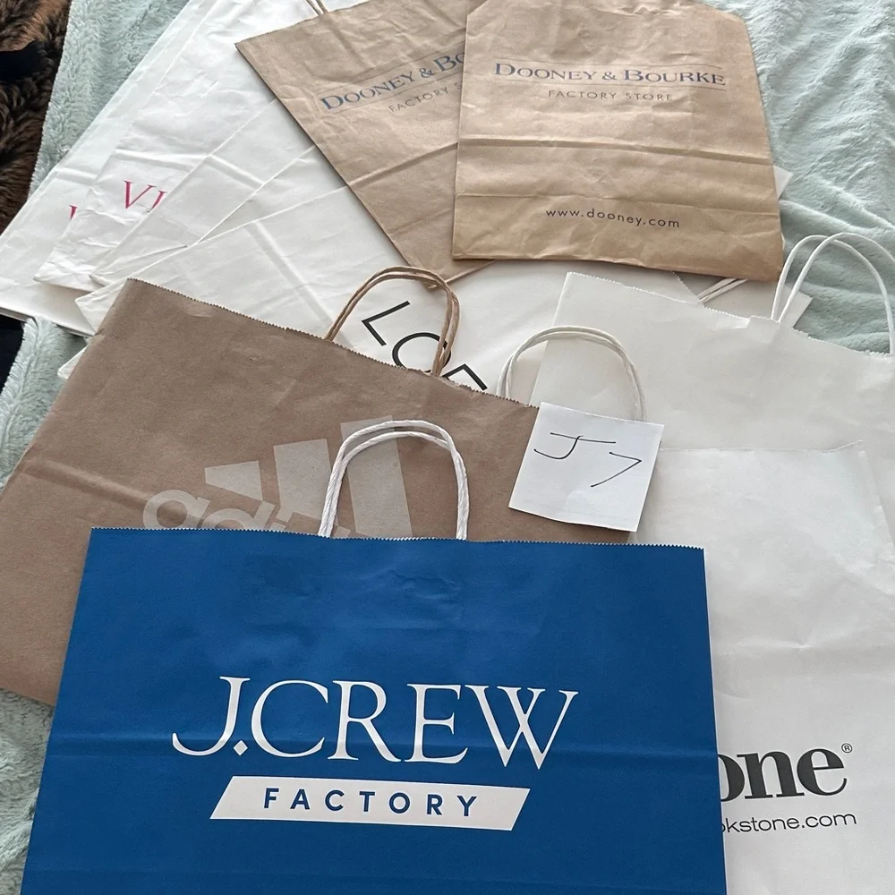 12 Assorted Empty Gift Wrap Bags